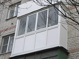 Балкон в хрущевке, француз